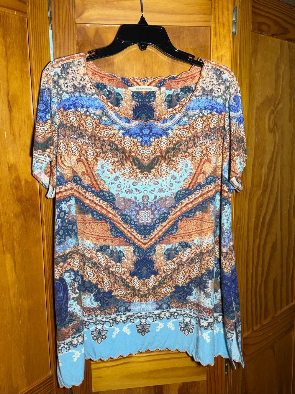 Soft Surroundings Wearable Art Top| Sz XL| Cottagecore, Prairie